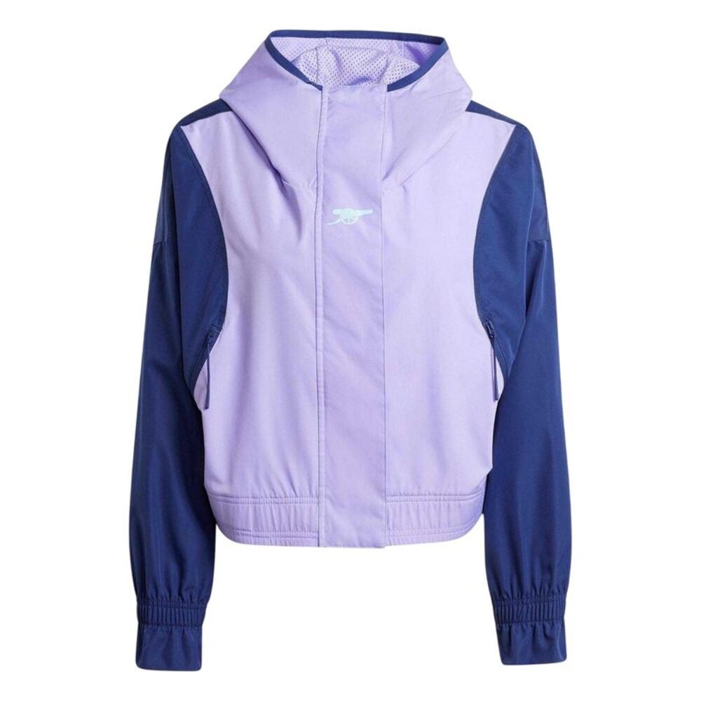 Adidas Womens/Ladies Arsenal FC Windbreaker / Light Purple